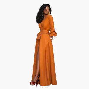 Elegant Maxi Wrap Dress for Women