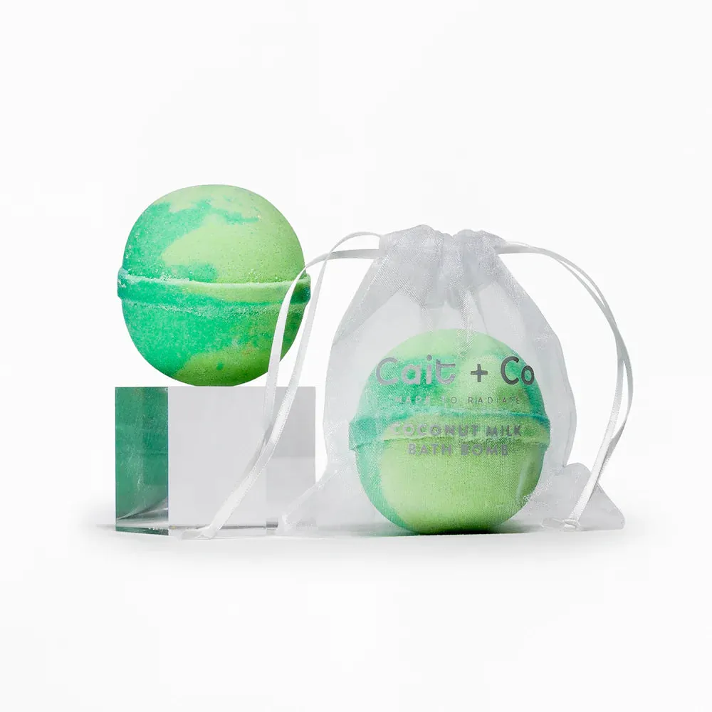 Emerald Coconut Milk Bath Bomb