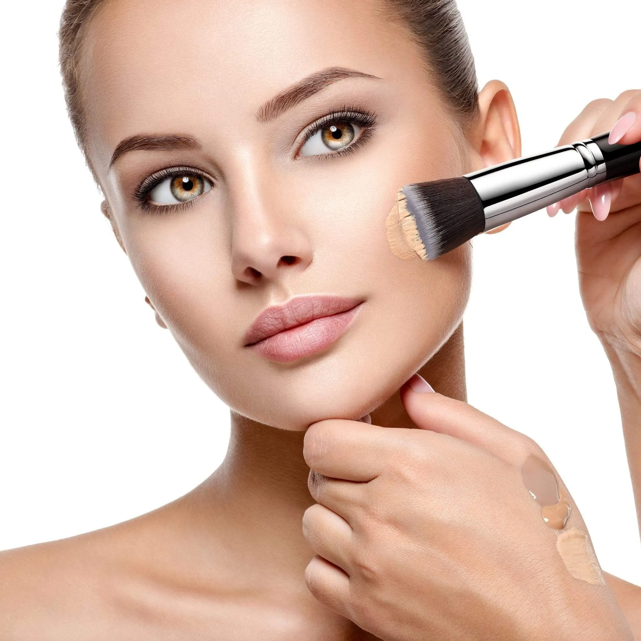 F614 - FLAT KABUKI BRUSH