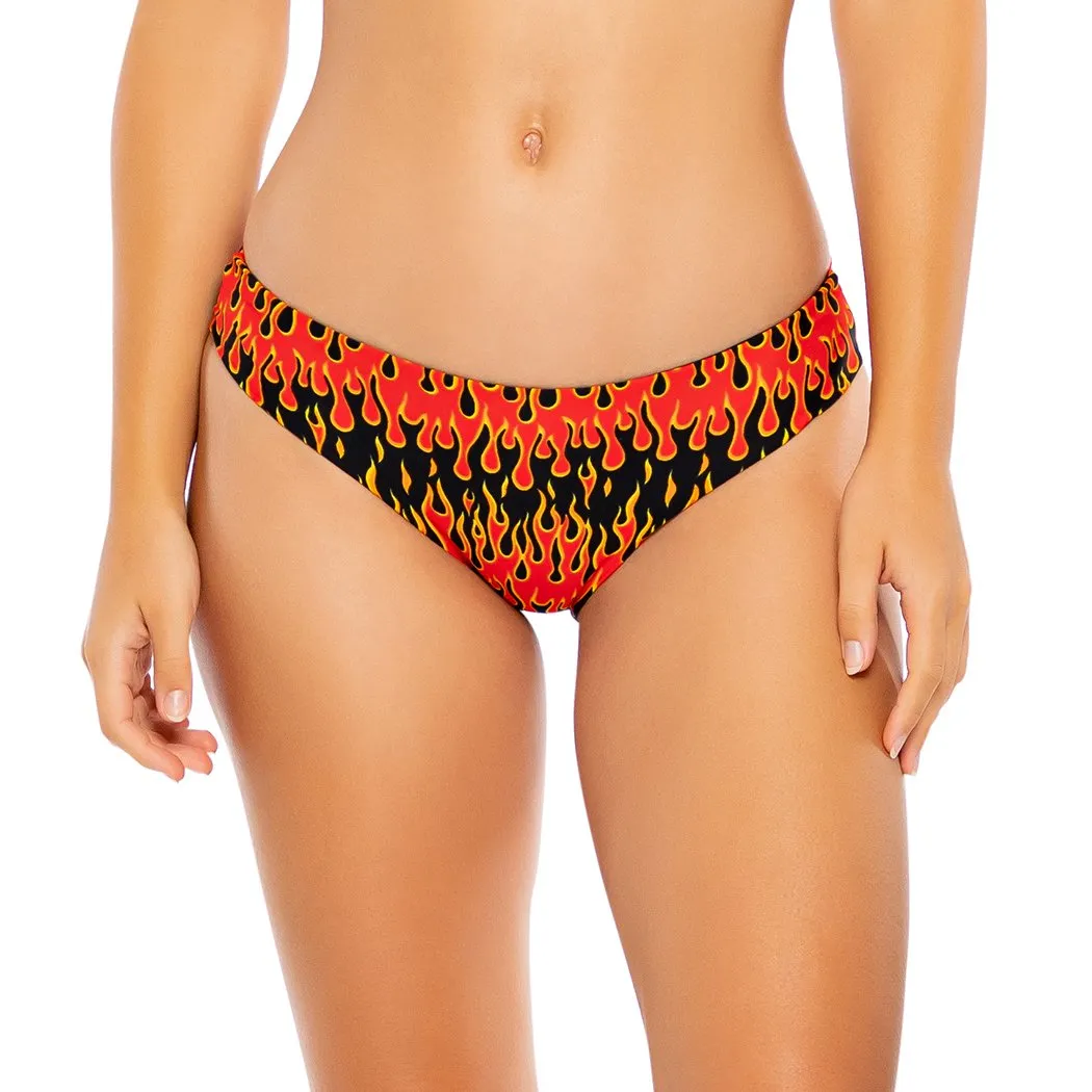 FLAME OF LOVE - Seamless Full Ruched Back Bottom