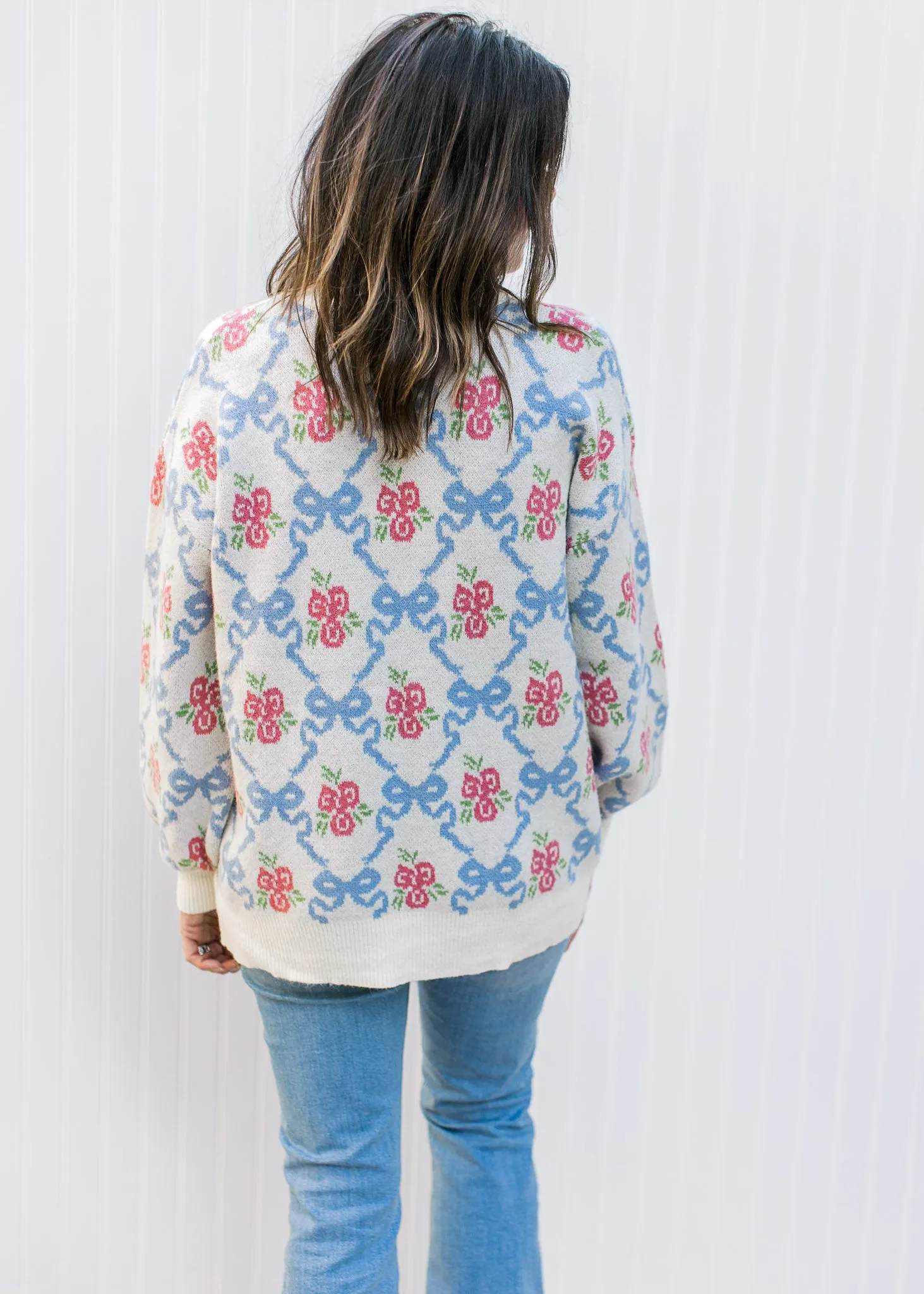 Flowers and Bows Sweater B