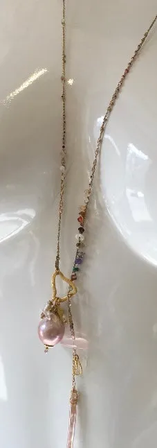 Freshwater Pearl Gold Necklace