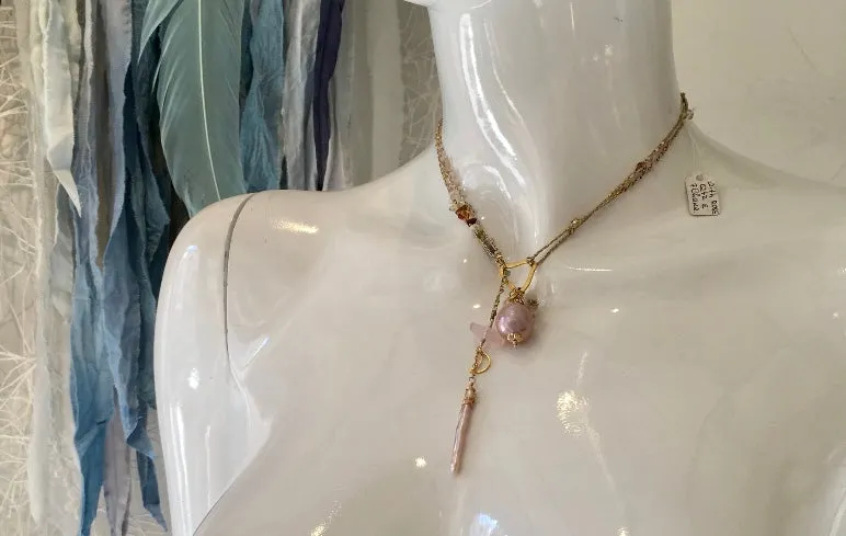 Freshwater Pearl Gold Necklace