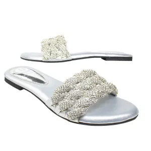 Ghaliyah  Flats S30F - Silver