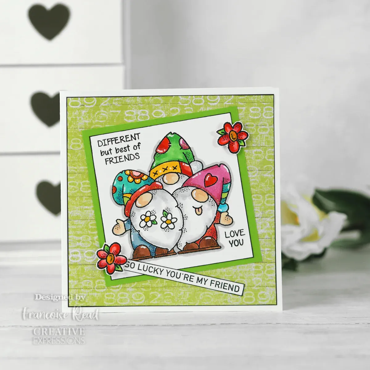Gnome Friends Clear Stamps FRS086 Woodware