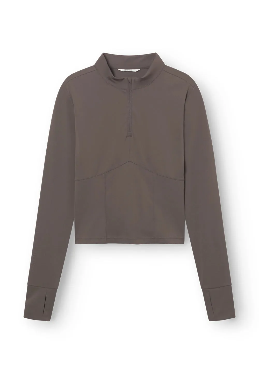 Half zip - dark brown