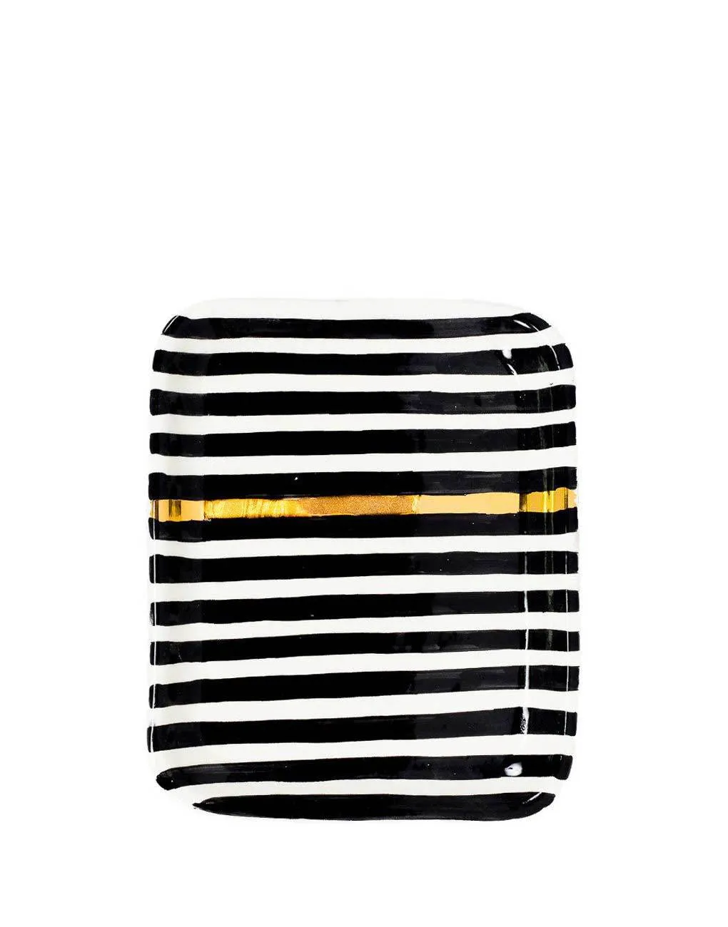 Handmade Moroccan Ceramic Tray in Stripe (More Colors Available)