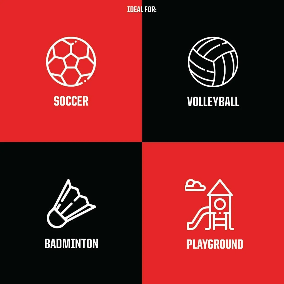 HockeyShot Multi-Sport Tiles - 24 Pack