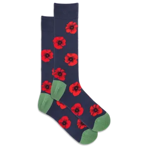 HOTSOX Men's Floral Crew Sock