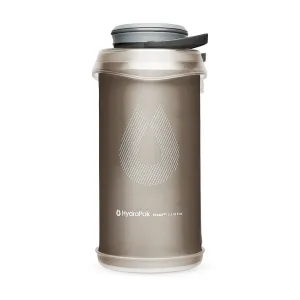 Hydrapak 1L Stash 2.0 Collapsible Water Bottle Mammoth Grey