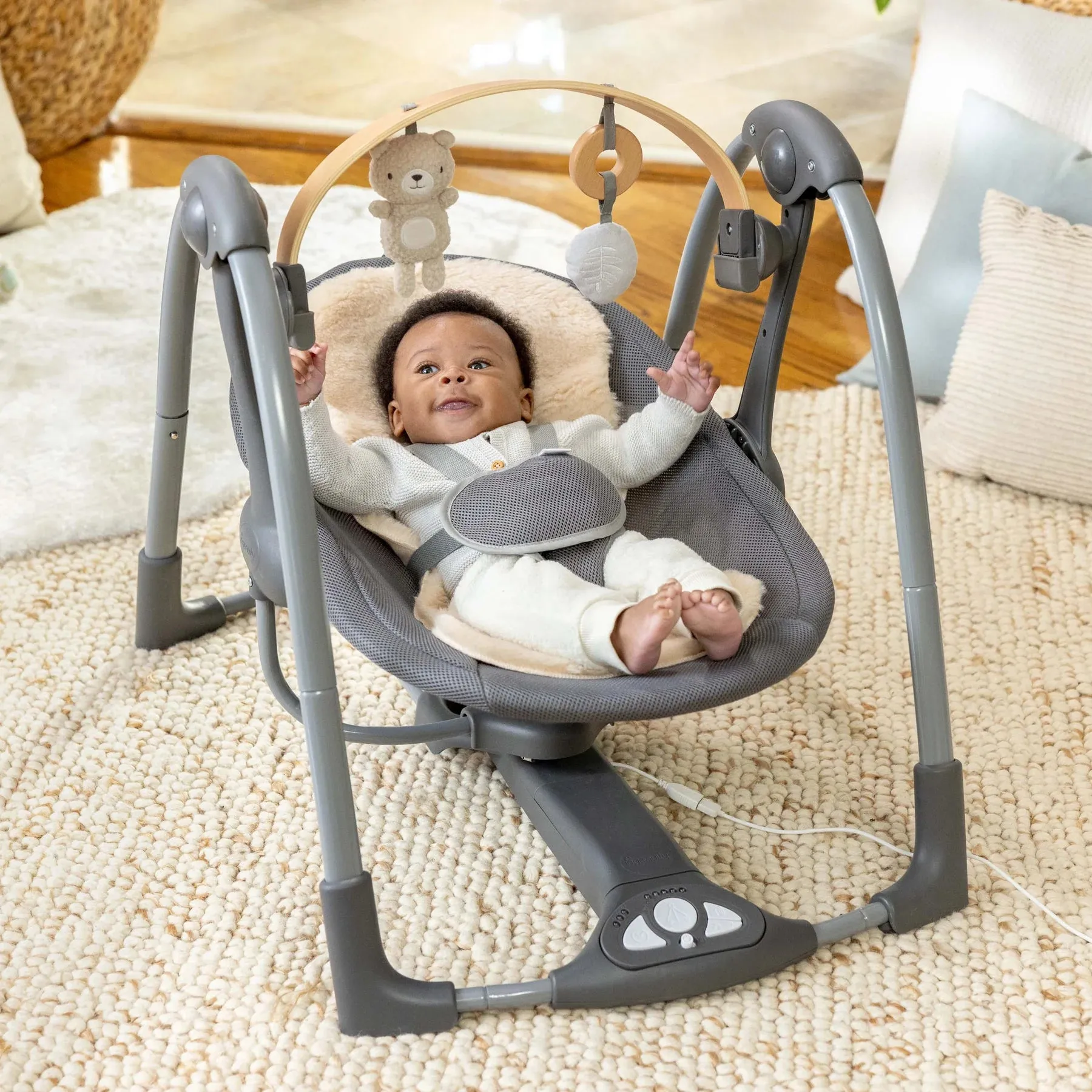 Ingenuity Every Season Swing 'n Go Portable Swing (Wesley)