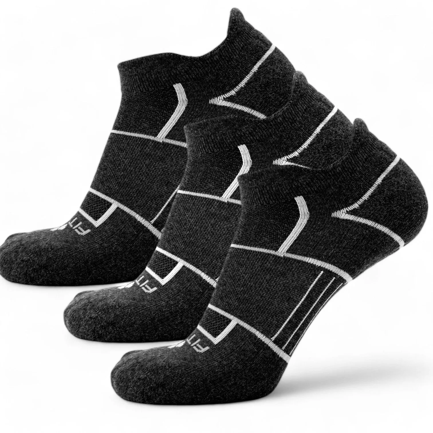 ISW Isolwool No-Show (3 Pair Pack) Runner Socks