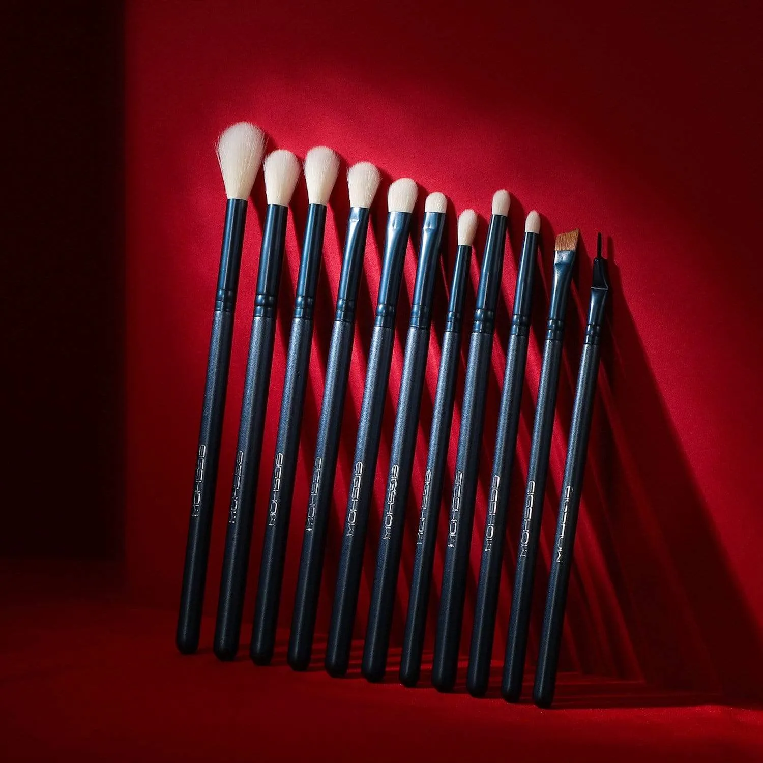 JADE SERIES - 11 PCS EYE BRUSH KIT - TOURMALINE BLUE