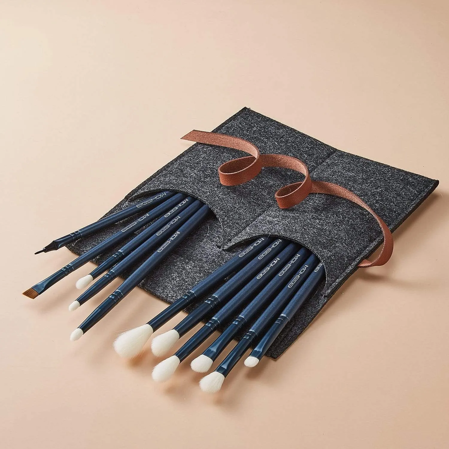 JADE SERIES - 11 PCS EYE BRUSH KIT - TOURMALINE BLUE
