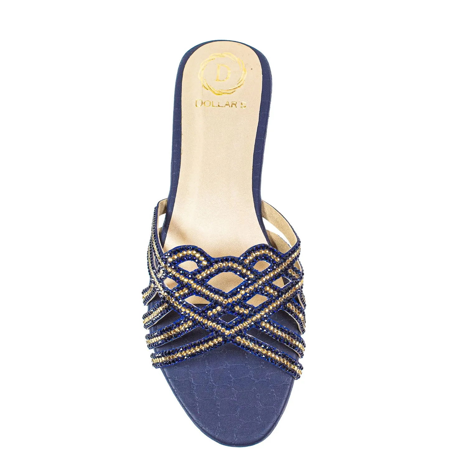 Jamilah Flats S137F - Antique Blue