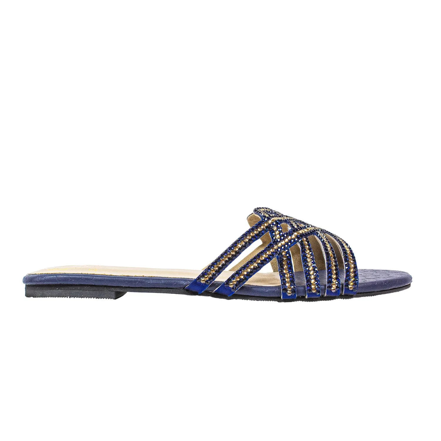 Jamilah Flats S137F - Antique Blue