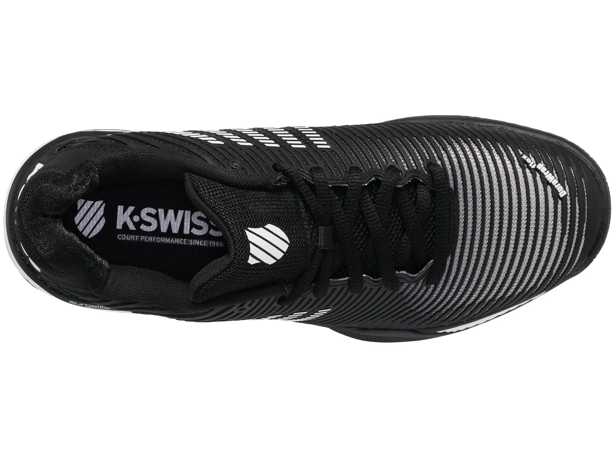 K-Swiss Men's Hypercourt Express 2 All Court Black/White/Highrise