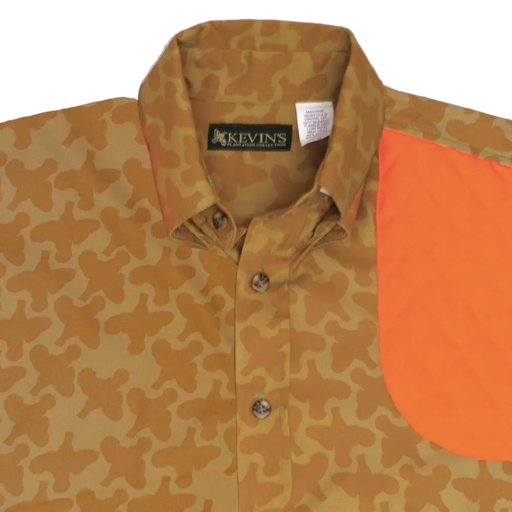 Kevin's Upland Bird Patterned Left Hand Long Sleeve Shooting Shirt