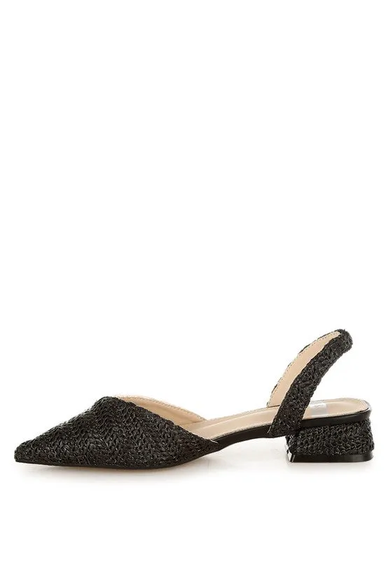 Kinjay Pointy Toe Women's Slingback Sandals
