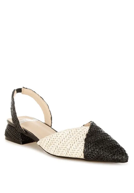 Kinjay Pointy Toe Women's Slingback Sandals
