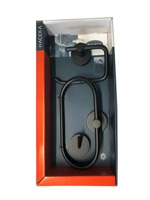 Kosmos Black 3 piece bathroom set