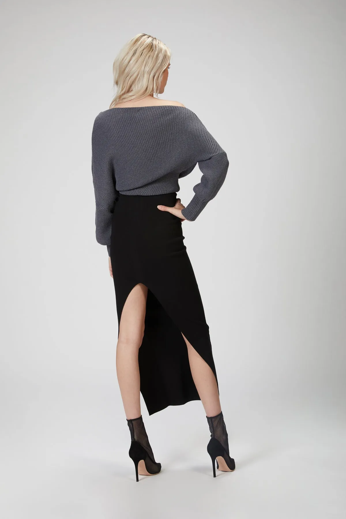 LEON OFF-SHOULDER SWEATER