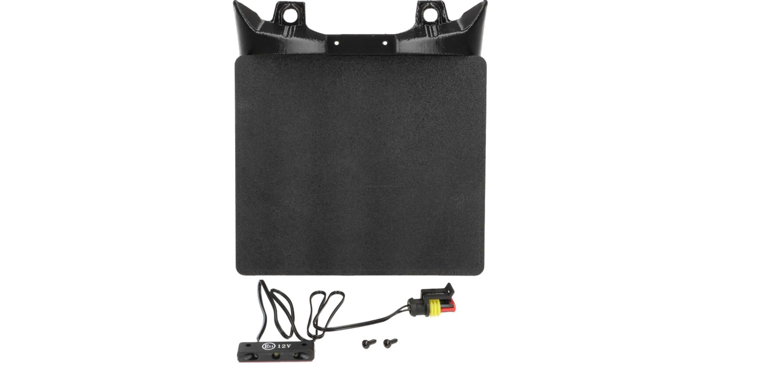 License Plate Holder and License Plate Lights MOTO NOSTRA Unpainted | Vespa GTS 125-300cc