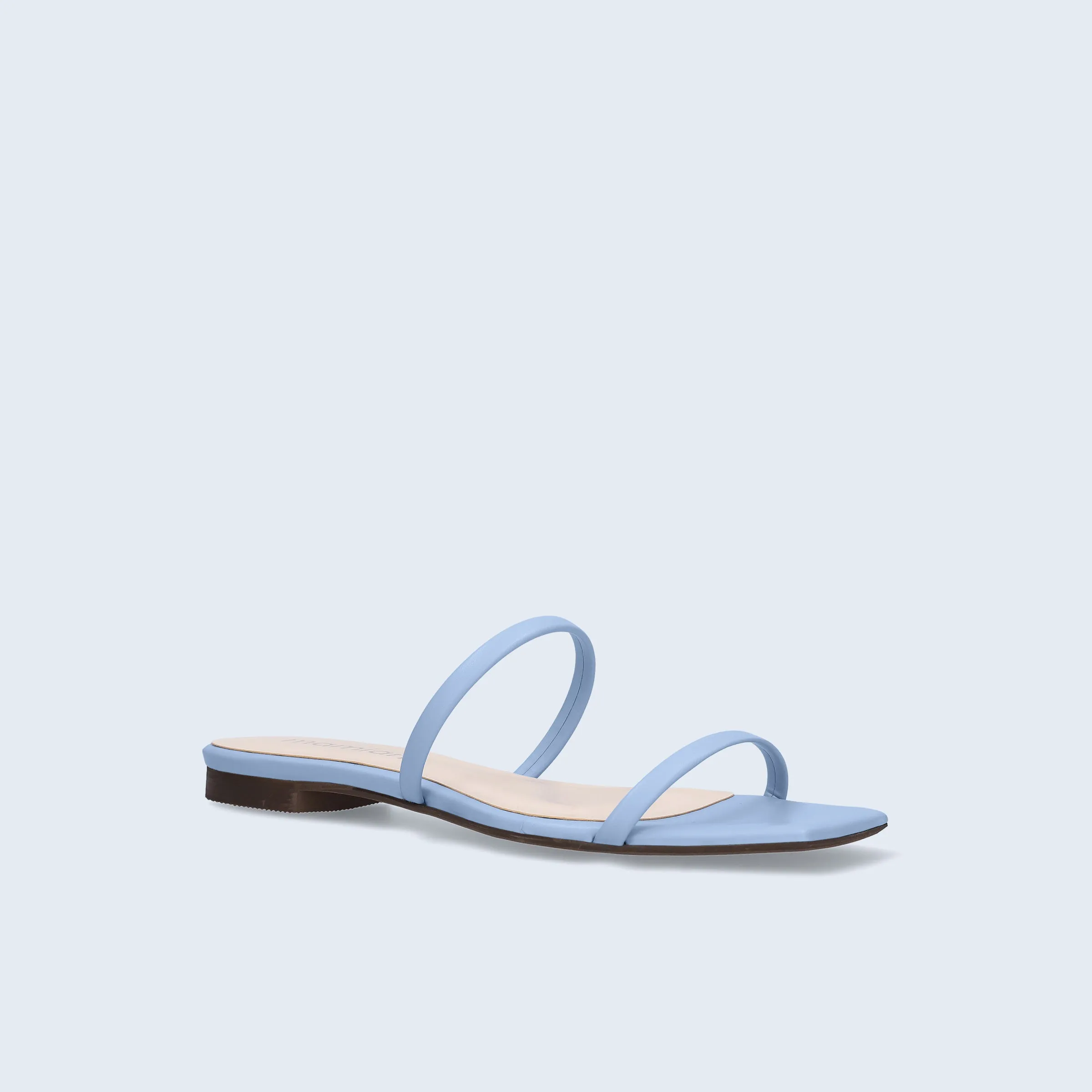 Limited special price 2,990 yen: Cord strap flat sandals (m10bn03) light blue