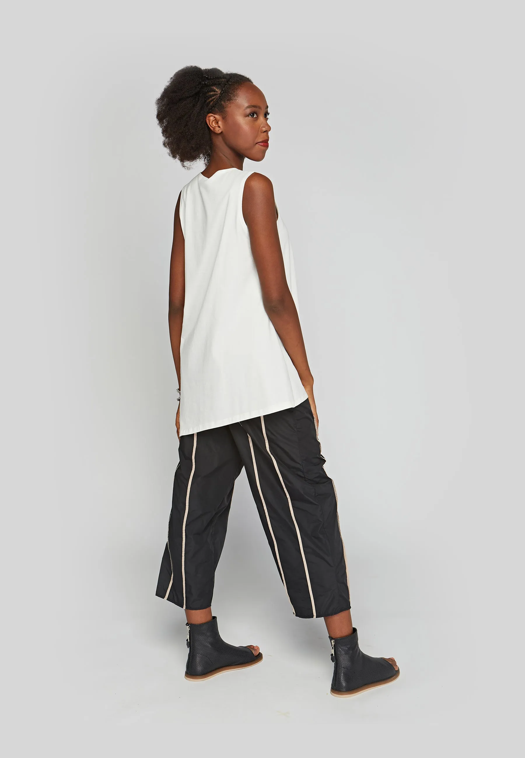 Luukaa Nylon Pant with Stripe