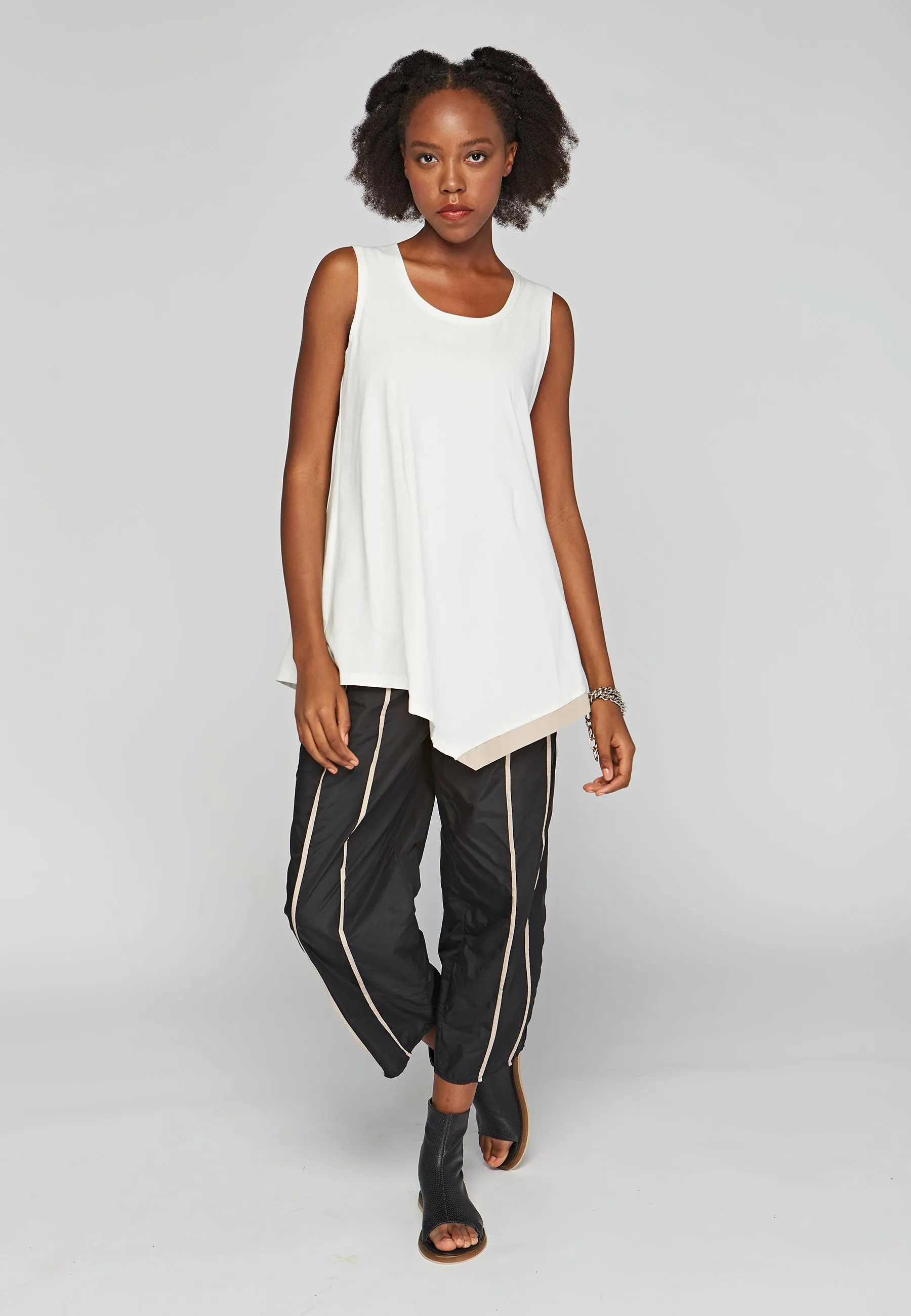 Luukaa Nylon Pant with Stripe