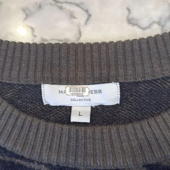 Marissa Webb Collective Olive Zebra Print Sweater – Size Large