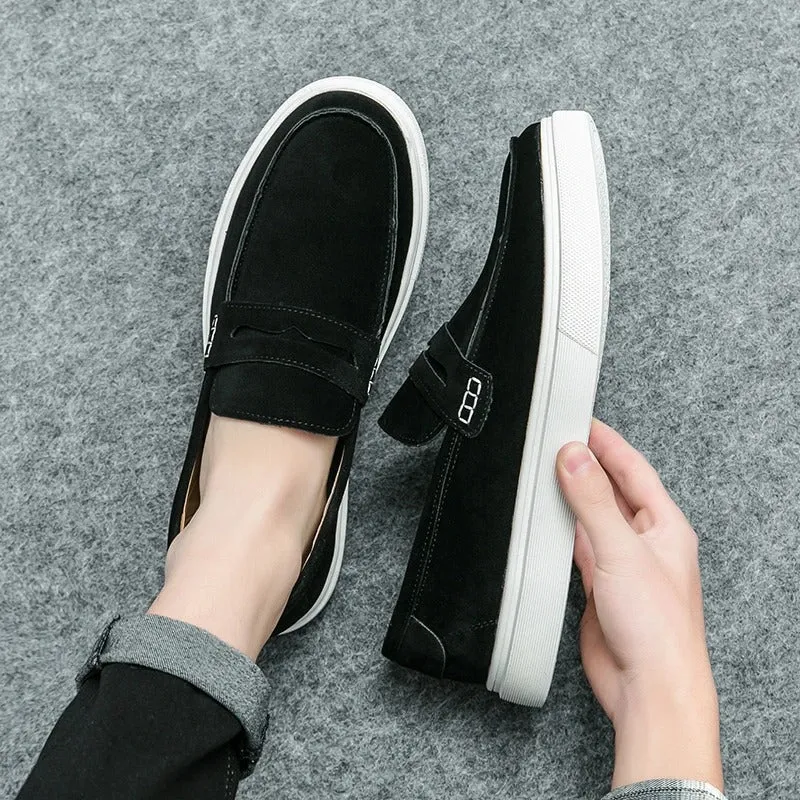 Men’s Classic Suede Drawstring Loafers | Perfect for Everyday Wear