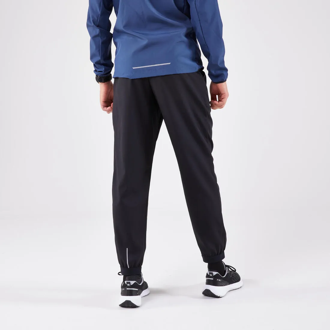 Men's KIPRUN Run 100 Dry Breathable Running Trousers - Black