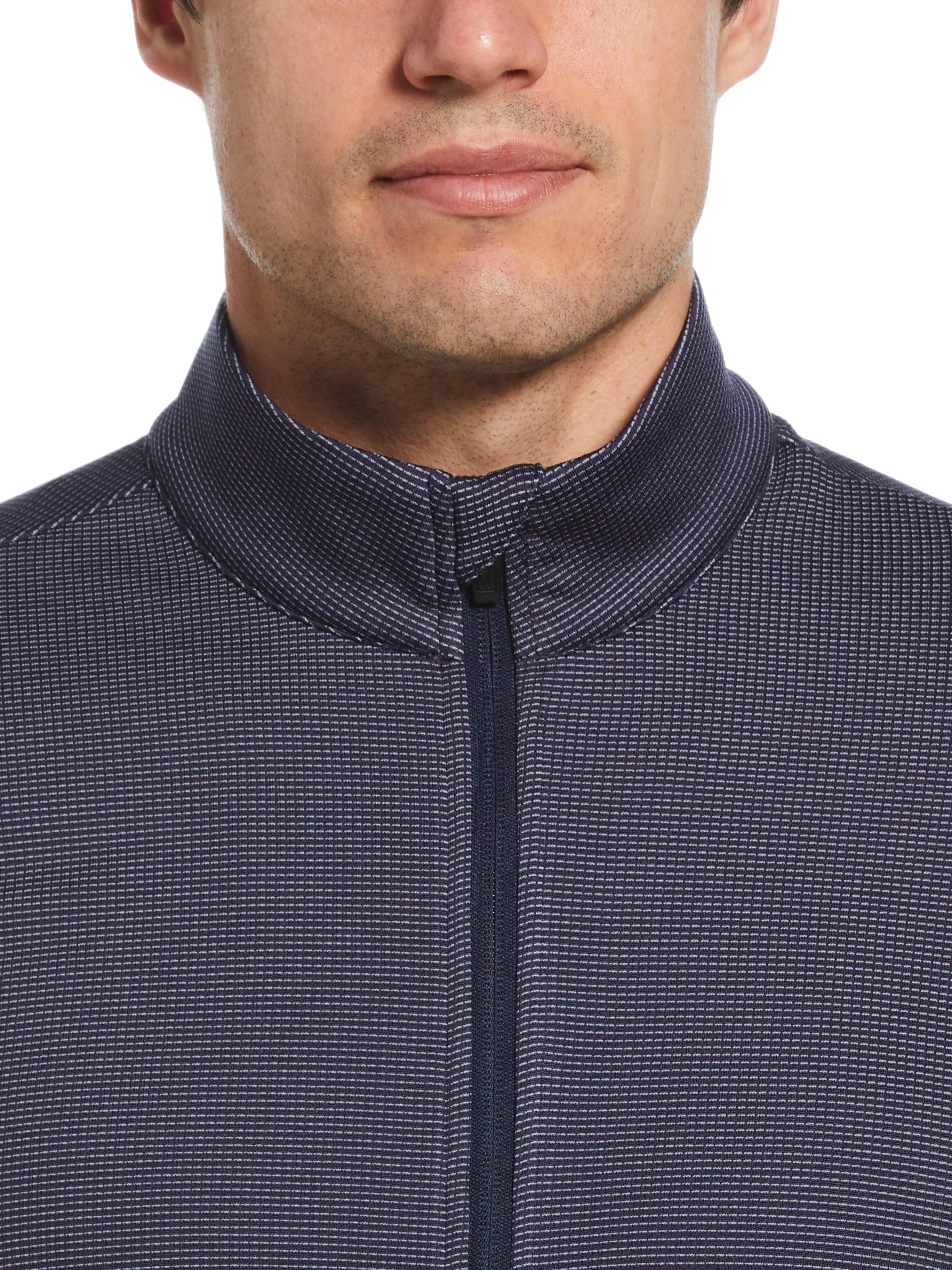 Men's Micro Jacquard Full Zip Golf Jacket