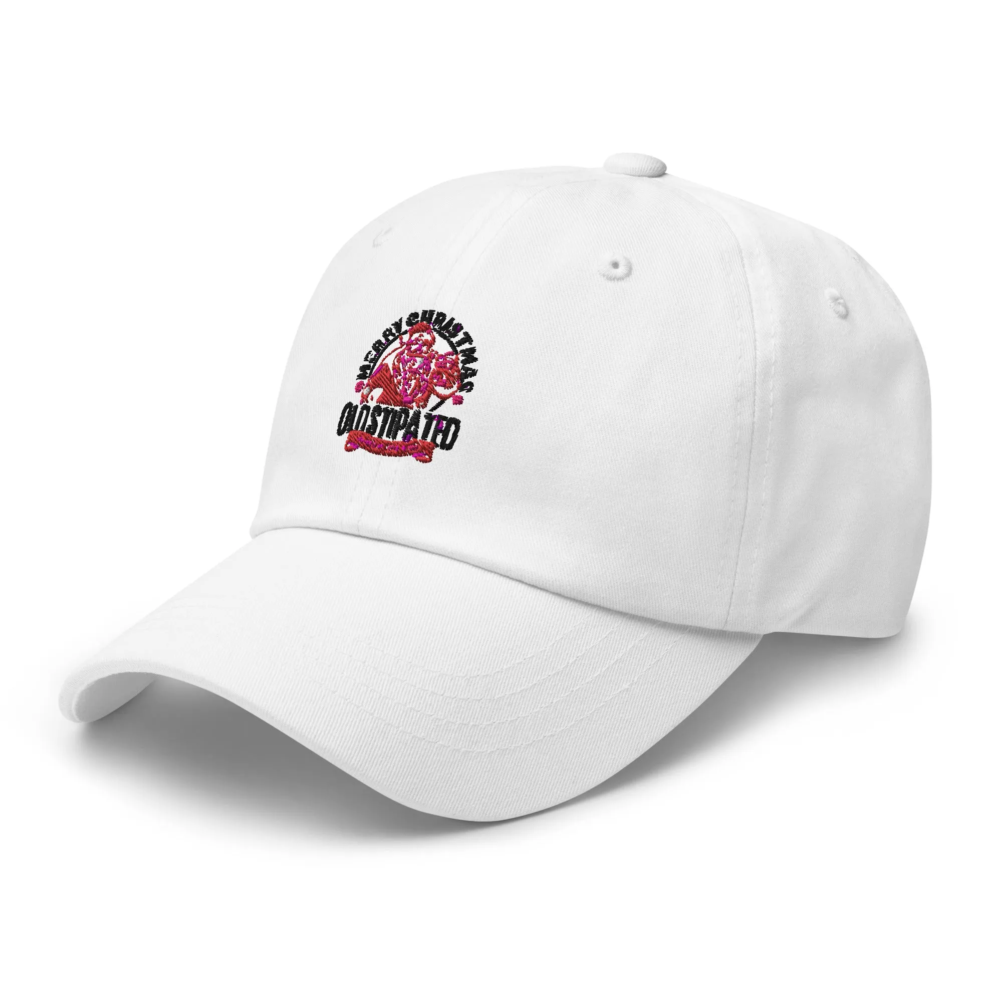 Merry Christmas CONSTIPATED Too Old To Give A Sh Dad hat