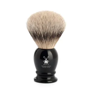 MÜHLE CLASSIC Shaving Brush, Silvertip Badger, Black, Large