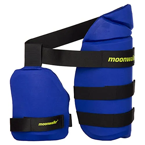 moonwalkr Endos Composite Cricket Thigh Guard (TGLHXS01, X-Small, Blue)