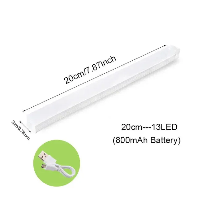Motion Sensor Light Wireless LED Night Light USB Rechargeable Night Lamp Cabinet Closet Lamp Staircase Backlight For Kitchen
