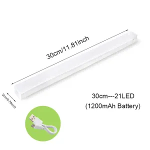 Motion Sensor Light Wireless LED Night Light USB Rechargeable Night Lamp Cabinet Closet Lamp Staircase Backlight For Kitchen