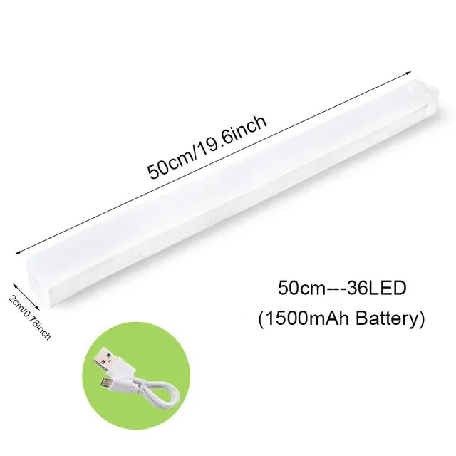 Motion Sensor Light Wireless LED Night Light USB Rechargeable Night Lamp Cabinet Closet Lamp Staircase Backlight For Kitchen