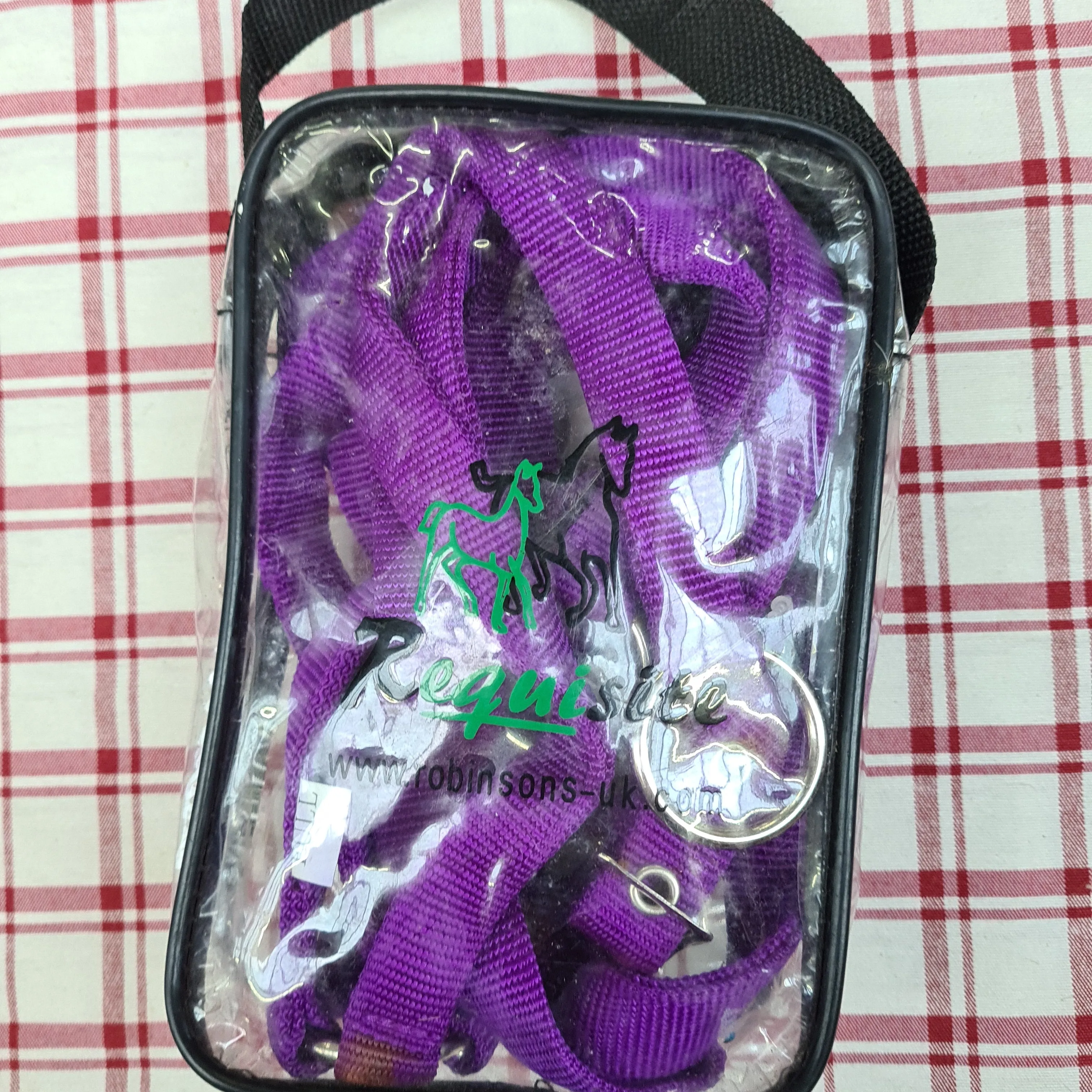 New requisite purple cotton running martingale size full FREE POSTAGE *
