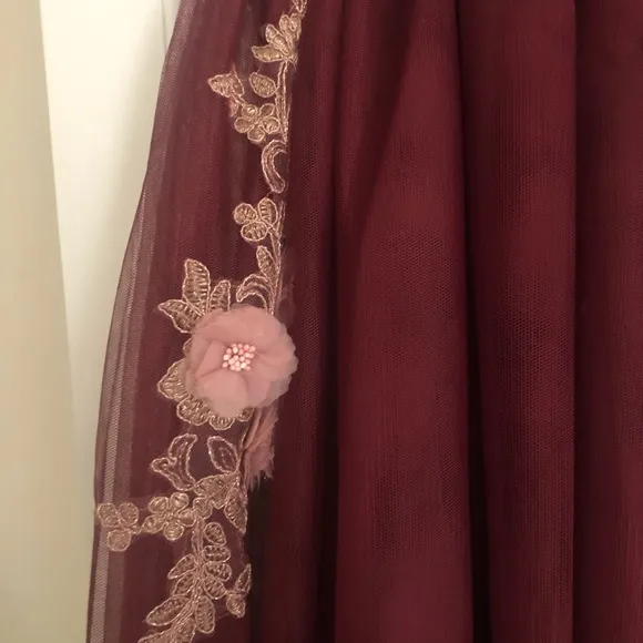 NWT ARATTA Floral Tulle Midi Skirt