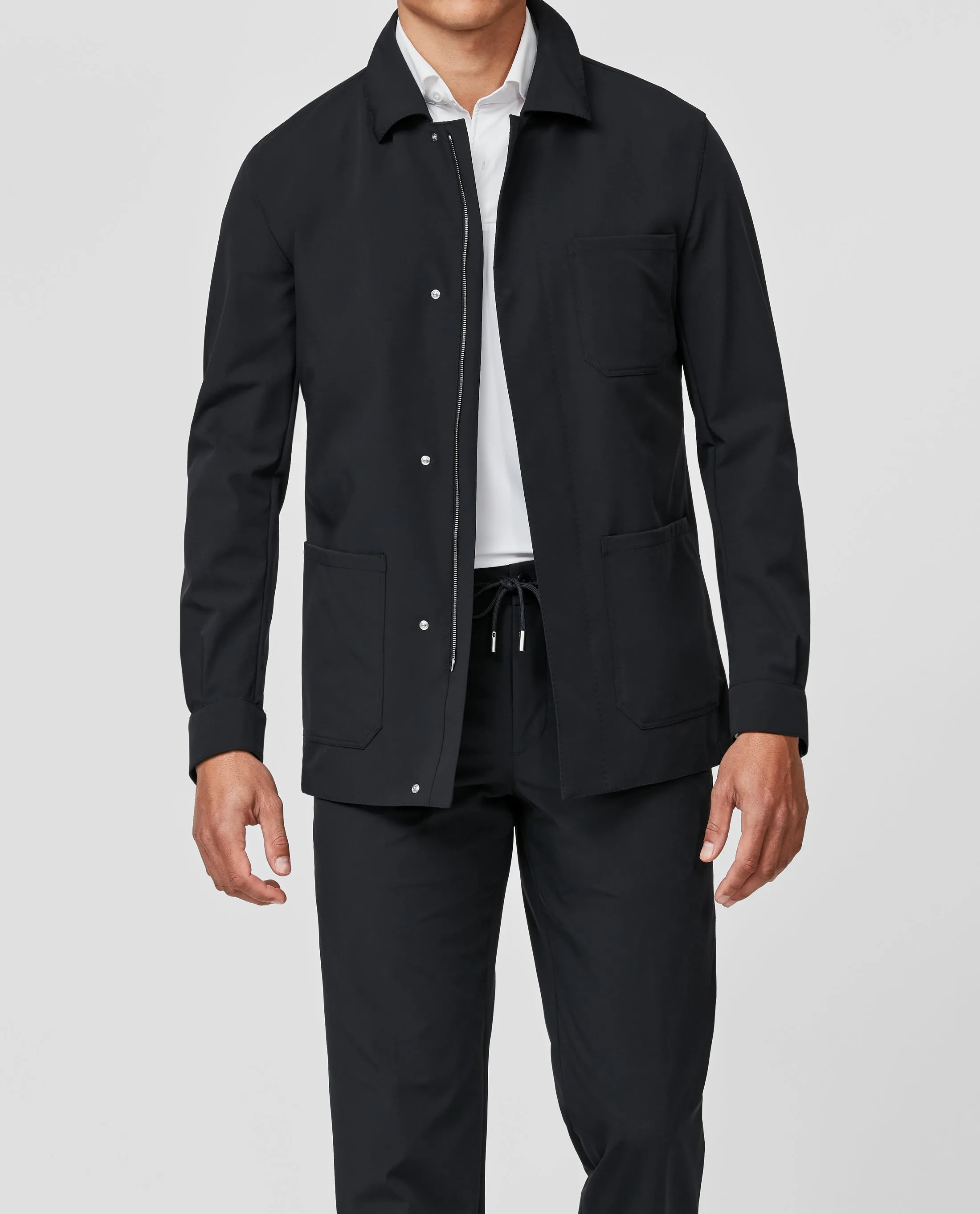 Olmetex Midnight Blue Water Repellent Technical Stretch