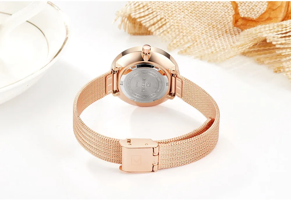 Original Trendy Stylish Stainless Steel CURREN Watch for Women | Curren L 06