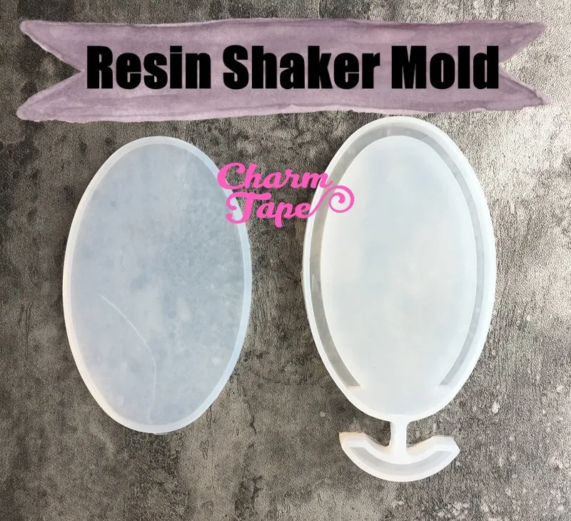 Oval UV Resin Mold, Resin Shaker Mold, Epoxy, Shaker Mold Silicone Silicon flexible mold 010107