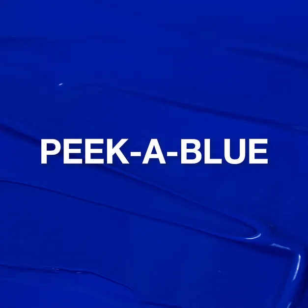 P  Peek-A-Blue Gel Polish