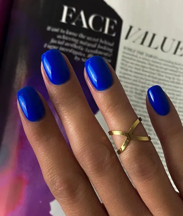 P  Peek-A-Blue Gel Polish