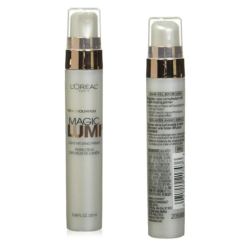 Pack of 2 L'Oreal Paris Magic Lumi Light Infusing Primer # 896