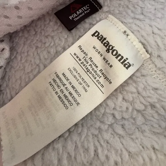 Patagonia Cream Fleece Pullover