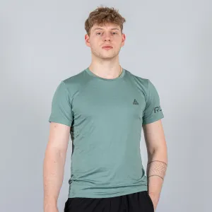 Peak Running Series Knitted T-Shirt Dk.Green Melange